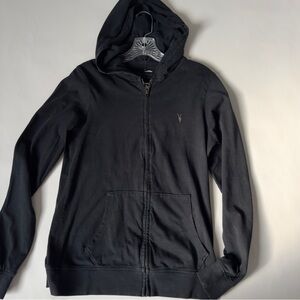 All Saints Charcoal Zip-Up Jacket